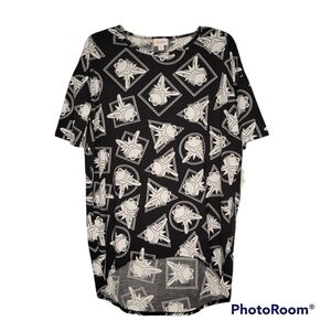 LulaRoe Irma Tunic Top Featuring Disney's Kermit the Frog